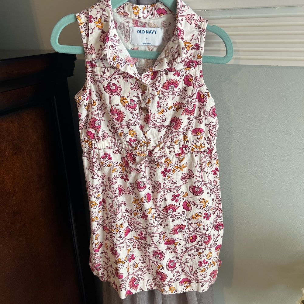 3T Floral Sleeveless Dress | Spring & Summer